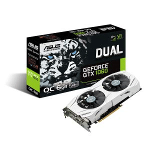 Asus DUAL GTX1060 O6G Graphics Card